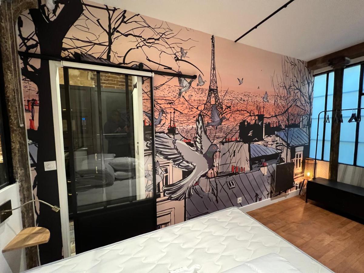 Good Vibes Luxurious Loft In Paris 11Th, With Ac & Table Football Экстерьер фото